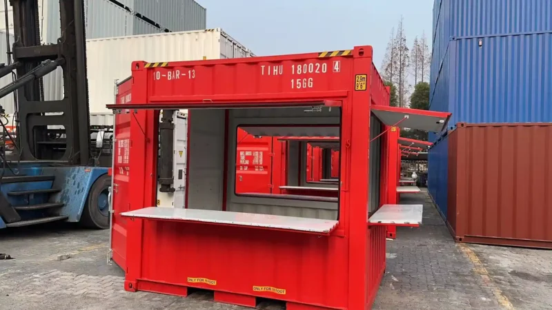 10ft High Cube Café Shipping Container - Image 3