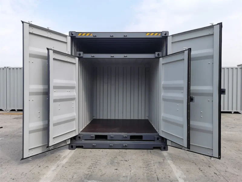 10ft HC RAL 7015 Slate Grey Connected & Loaded Mini Container