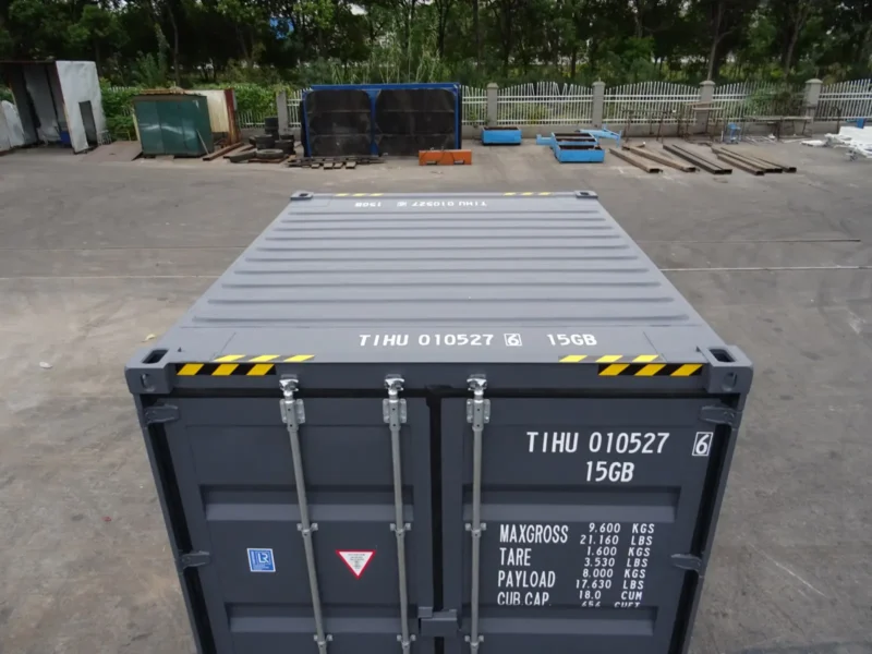 10' HC RAL 7015 Slate Grey EOD Mini Container - Image 7