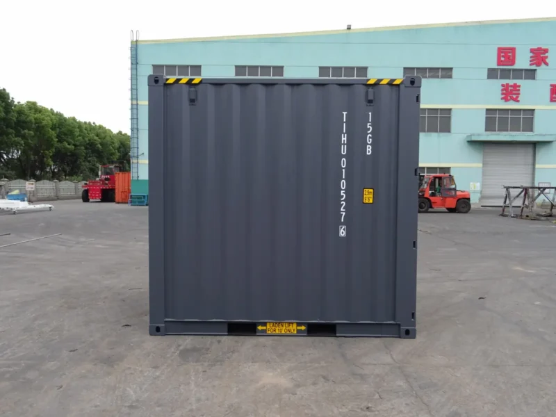 10' HC RAL 7015 Slate Grey EOD Mini Container - Image 5