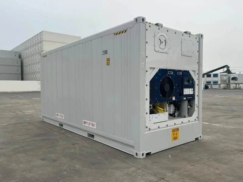 20ft High Cube Reefer Container with Large Recessed Butcher Door - Image 3
