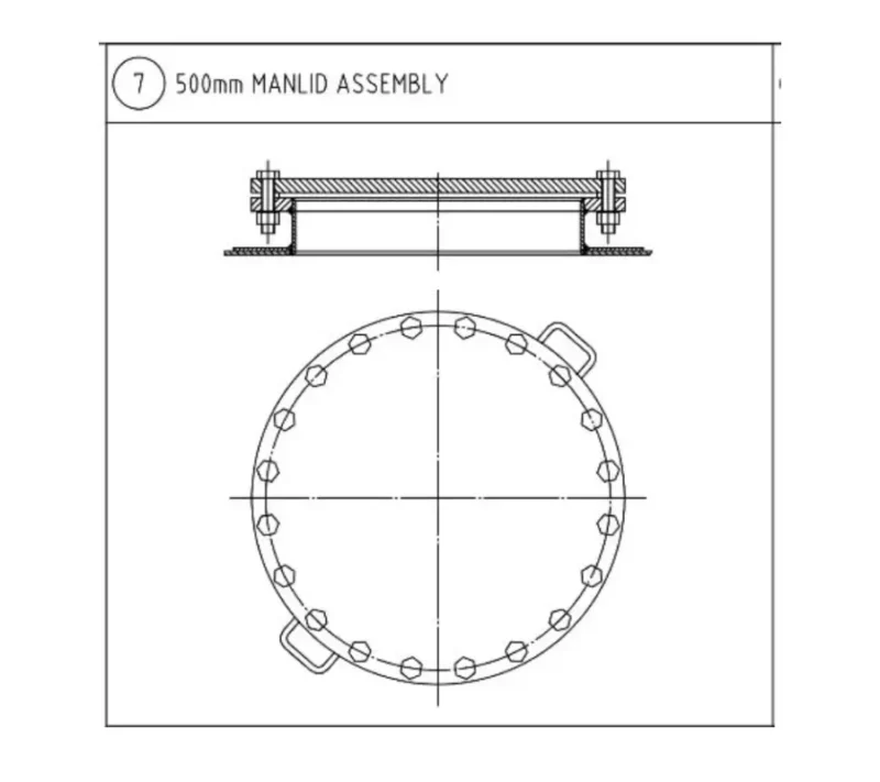 20' T14 21KL – PTFE Lining ISO Tank - Image 6