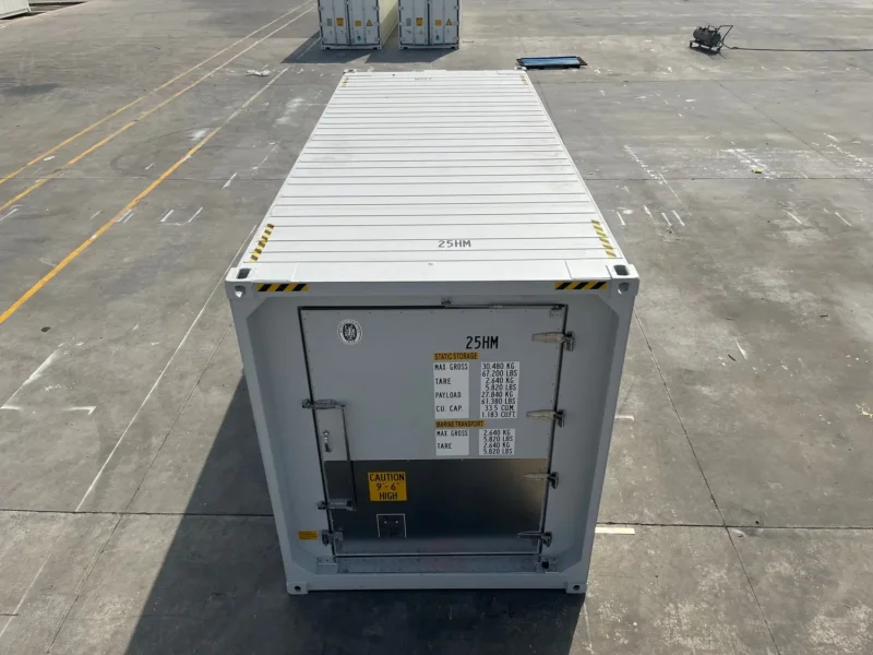 20' HC Insulated Shell With Large Butcher Door Container - Image 4