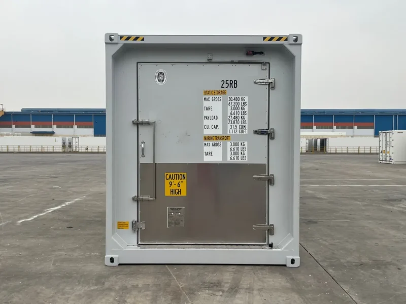20ft High Cube Reefer Container with Large Recessed Butcher Door - Image 18