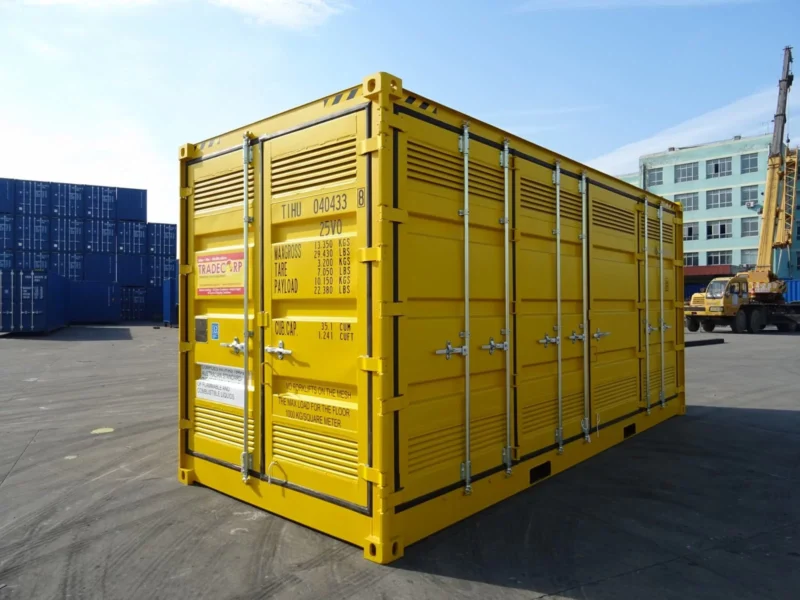 20' High Cube Side Open Dangerous Goods Shipping Container