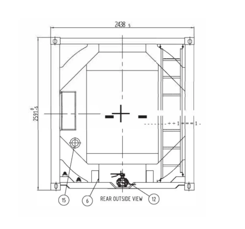 20' T6 25KL ISO Tank - Image 4