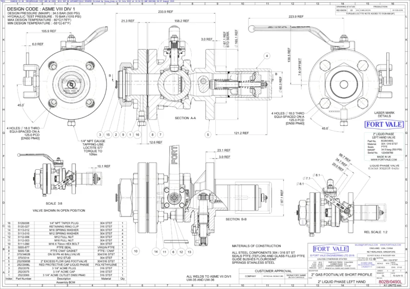22.5 Bar 20' T50 Ammonia Tank Container