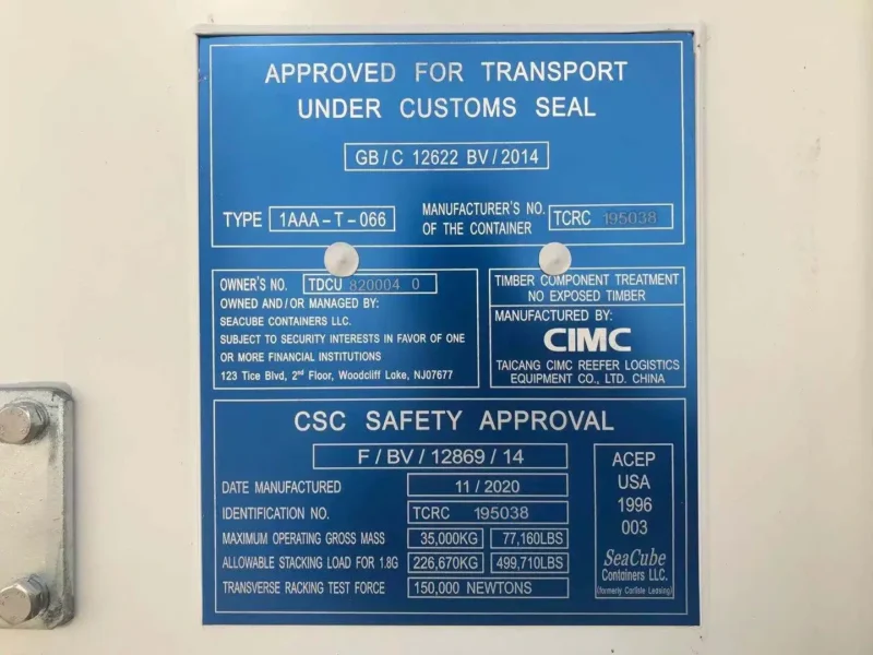 40' High Cube Refrigerated Thermo King Magnum+ Container - Image 5