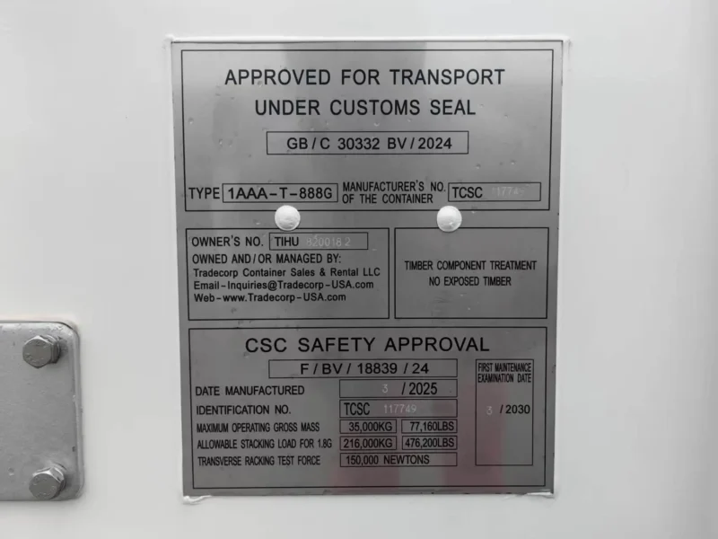 40ft High Cube Reefer Container with Thermo King CFF - Image 6