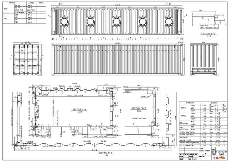 40' High Cube Bulker Container - Image 3