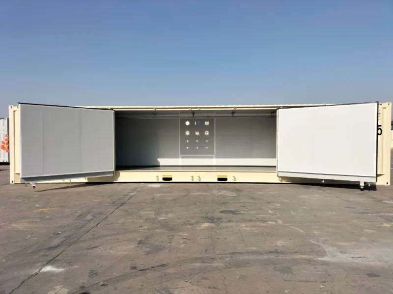 45' High Cube Side Open Double Door Insulated Container