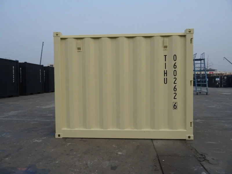 7' RAL 1015 Light Ivory EOD Container
