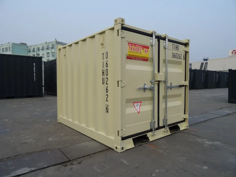 7' RAL 1015 Light Ivory EOD Container - Image 4