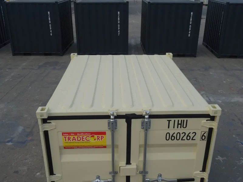 7' RAL 1015 Light Ivory EOD Container - Image 6