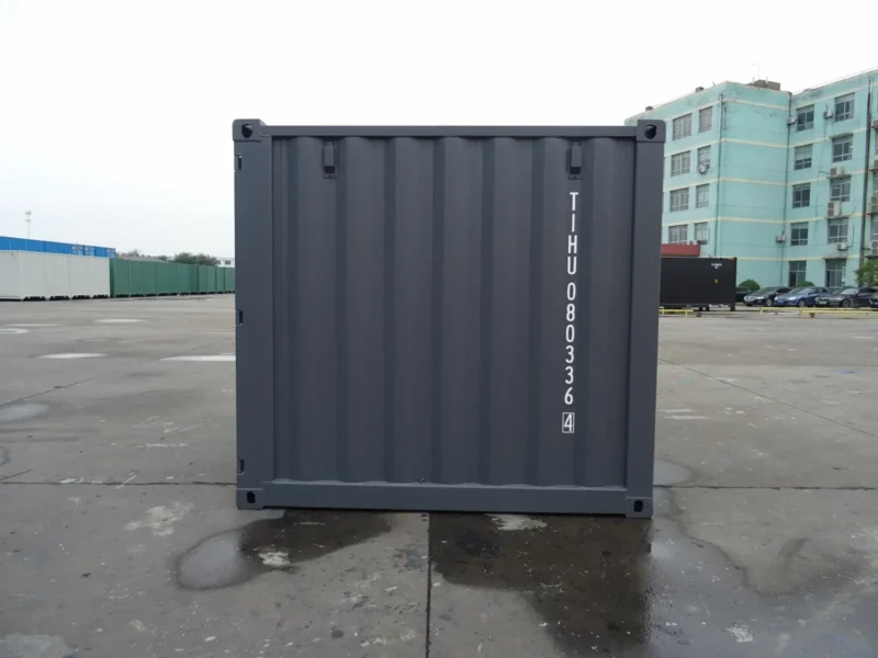 8' RAL 7015 Slate Grey Mini Container - Image 4