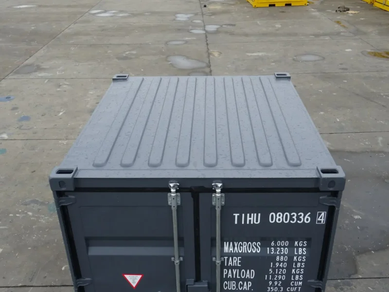 8' RAL 7015 Slate Grey Mini Container - Image 5