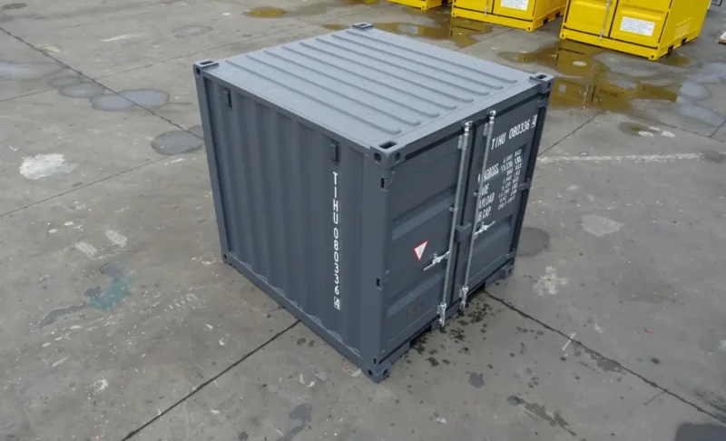 8' RAL 7015 Slate Grey Mini Container