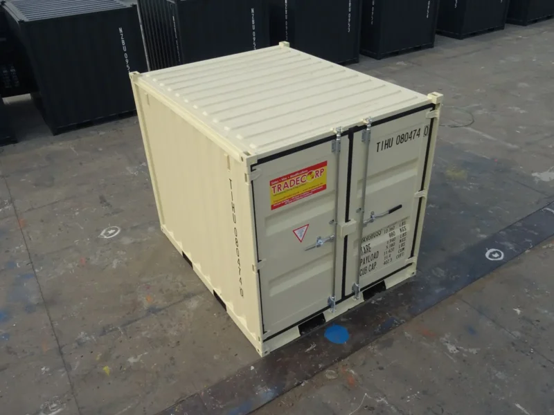 9' Light Ivory EOD Mini Container