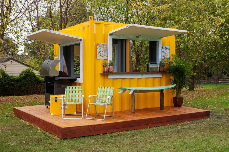 10ft BBQ Container Shack