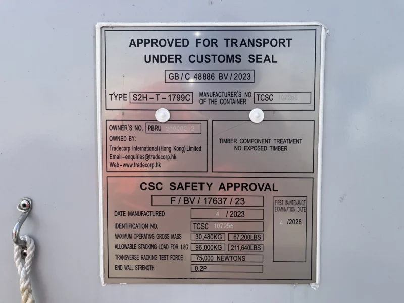 20ft High Cube Reefer Container with Personal Access Door - Image 13