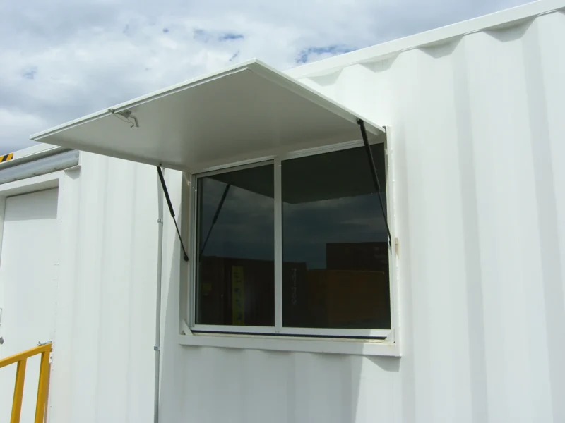 20ft Standard Canteen Container Staff Room with Fold-Up Ramps - Image 8