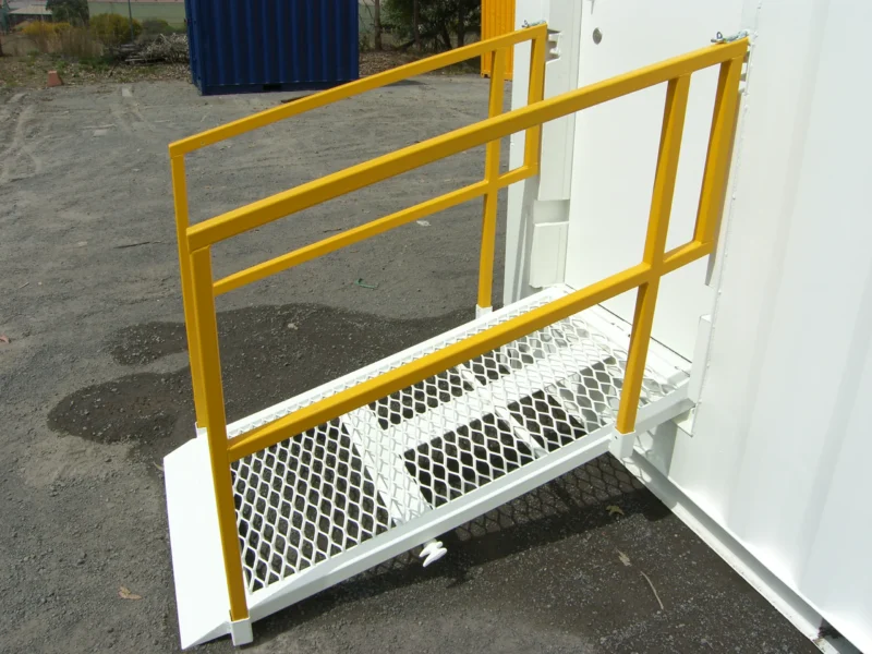 20ft Standard Canteen Container Staff Room with Fold-Up Ramps - Image 3