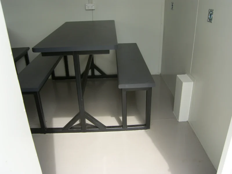 20ft Standard Canteen Container Staff Room with Fold-Up Ramps - Image 4