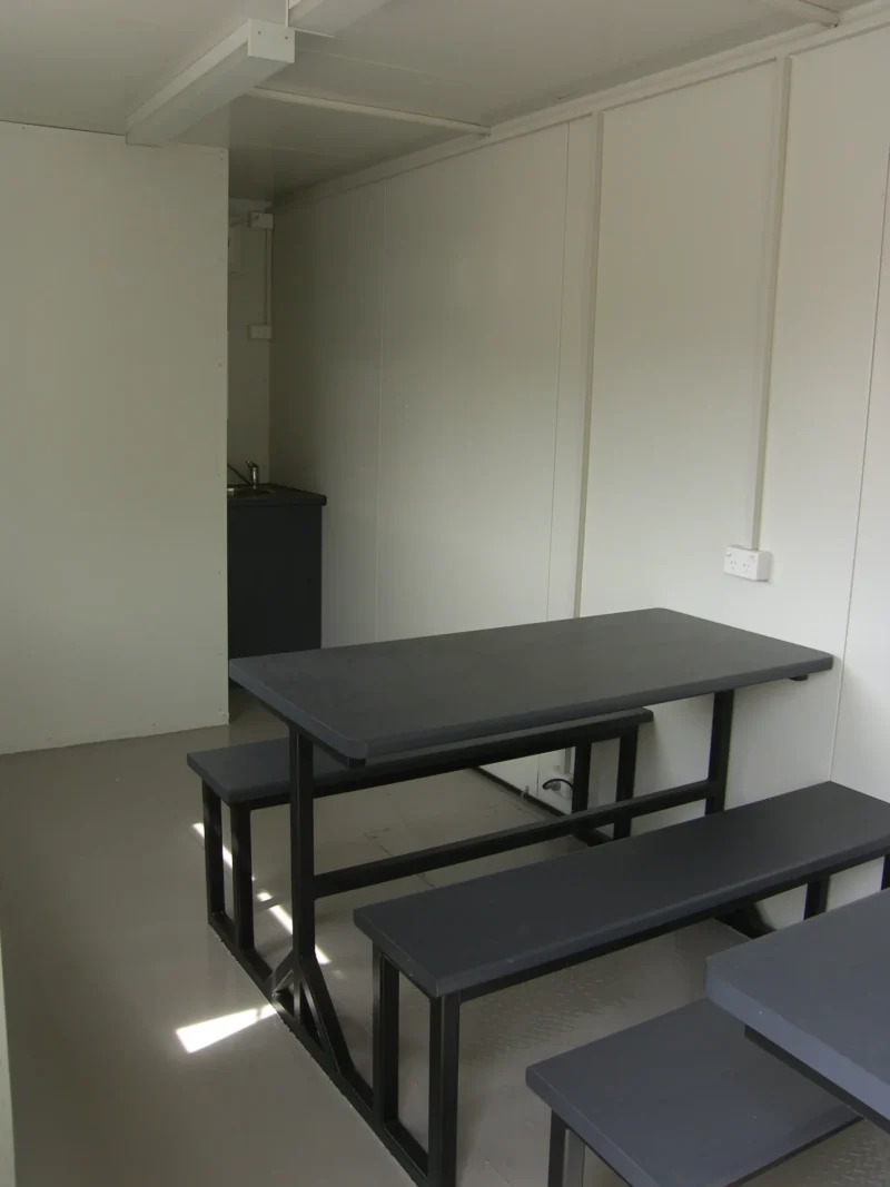 20ft Standard Canteen Container Staff Room with Fold-Up Ramps - Image 6