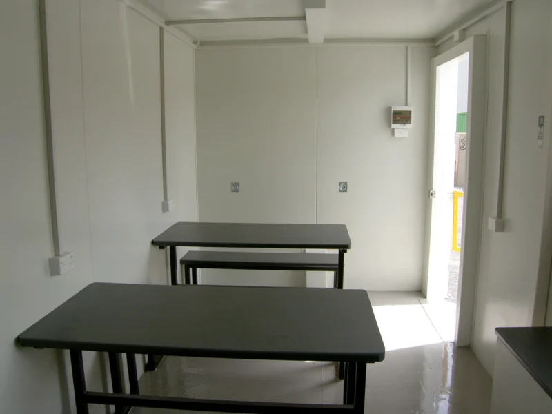 20ft Standard Canteen Container Staff Room with Fold-Up Ramps - Image 5