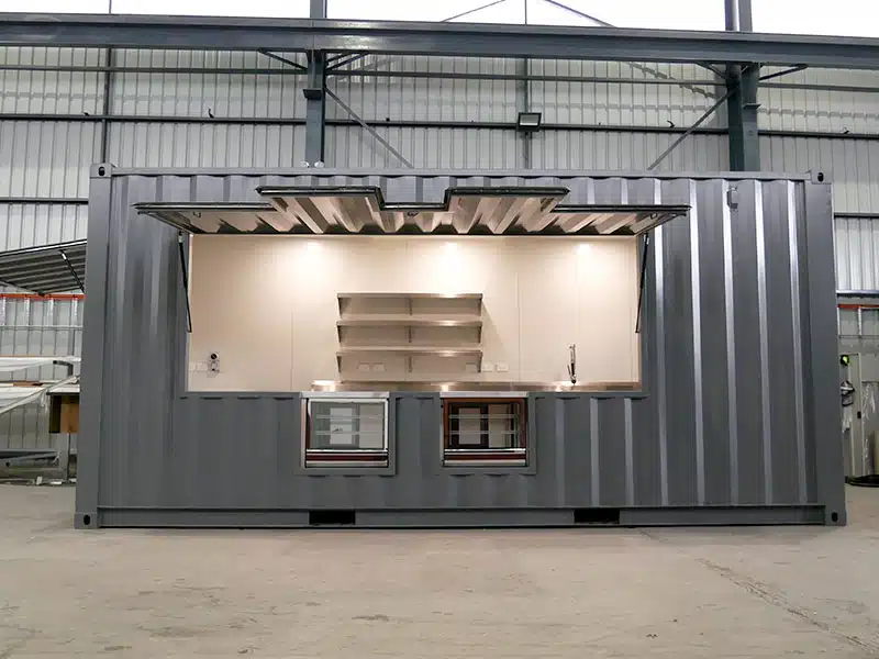 Custom Café with Display Cabinet