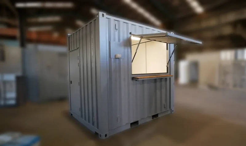 10ft Shipping Container Ticket Booth